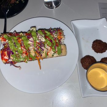 Centro Bar & Kitchen - Shrimp poboy and pork meatballs - Tapas/Small Plates Near Me - Reno, Nevada