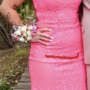 Anytime Flowers - Pink and white gorgeous wrist corsage - Florists Near Me - Blackwell, Oklahoma Anytime Flowers - Pink and white gorgeous wrist corsage - Florists Near Me - Blackwell, Oklahoma