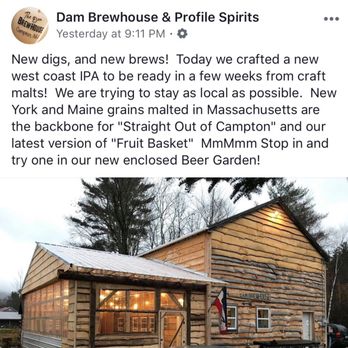 Dam Brewhouse - New addition - Breweries Near Me - Campton, New Hampshire