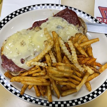 Hwy 66 Diner - Open-faced Rueben and Motley Fries - American Near Me - Catoosa, Oklahoma Hwy 66 Diner - Open-faced Rueben and Motley Fries - American Near Me - Catoosa, Oklahoma