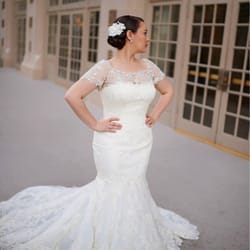 Rosalin's Bridal Boutique - Front of Maggie Sottero Chesney 'jacket' purchased from Rosalin's (Enzoani dress also pictured purchased elsewhere)