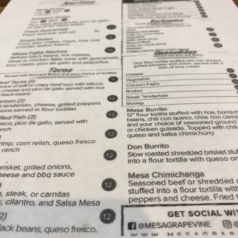 Mesa Mexican Cuisine - Menu - Mexican Near Me - Grapevine, Texas Mesa Mexican Cuisine - Menu - Mexican Near Me - Grapevine, Texas