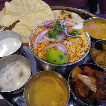 Bawarchi Biryanis - Vijayawada Boneless Chicken Biryani Combo (the chicken Vijayawada is hiding under that saffron rice) - Indian Near Me - Little Rock, Arkansas Bawarchi Biryanis - Vijayawada Boneless Chicken Biryani Combo (the chicken Vijayawada is hiding under that saffron rice) - Indian Near Me - Little Rock, Arkansas