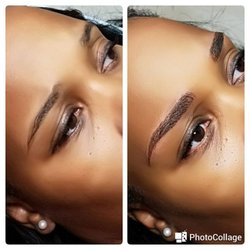 European Beauty Lounge - Microblading Eyebrows Before&After