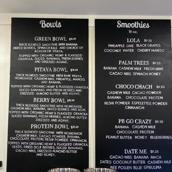 Carolina’s Juice Bar - Menu - Acai Bowls Near Me - Central, South Carolina Carolina’s Juice Bar - Menu - Acai Bowls Near Me - Central, South Carolina