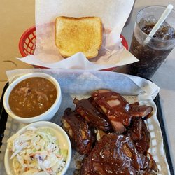 Above PaR BBQ - Ribs,beans,slaw,Texas toast