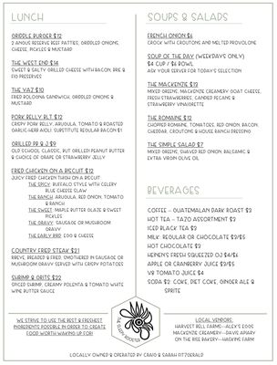 Menu photo 5 The Sleepy Rooster Chagrin Falls, OH Menu photo 5 The Sleepy Rooster Chagrin Falls, OH