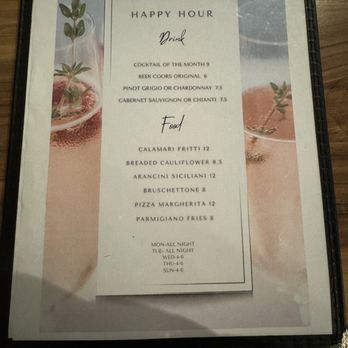 Blade 1936 - Happy hour menu - Pizza Near Me - Oceanside, California