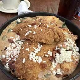 Catfish Shrimp and grits Catfish Shrimp and grits