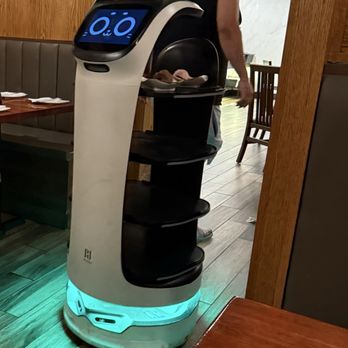 Japan House - Their cute robot that delivers ice cream - Sushi Bars Near Me - Irving, Texas Japan House - Their cute robot that delivers ice cream - Sushi Bars Near Me - Irving, Texas