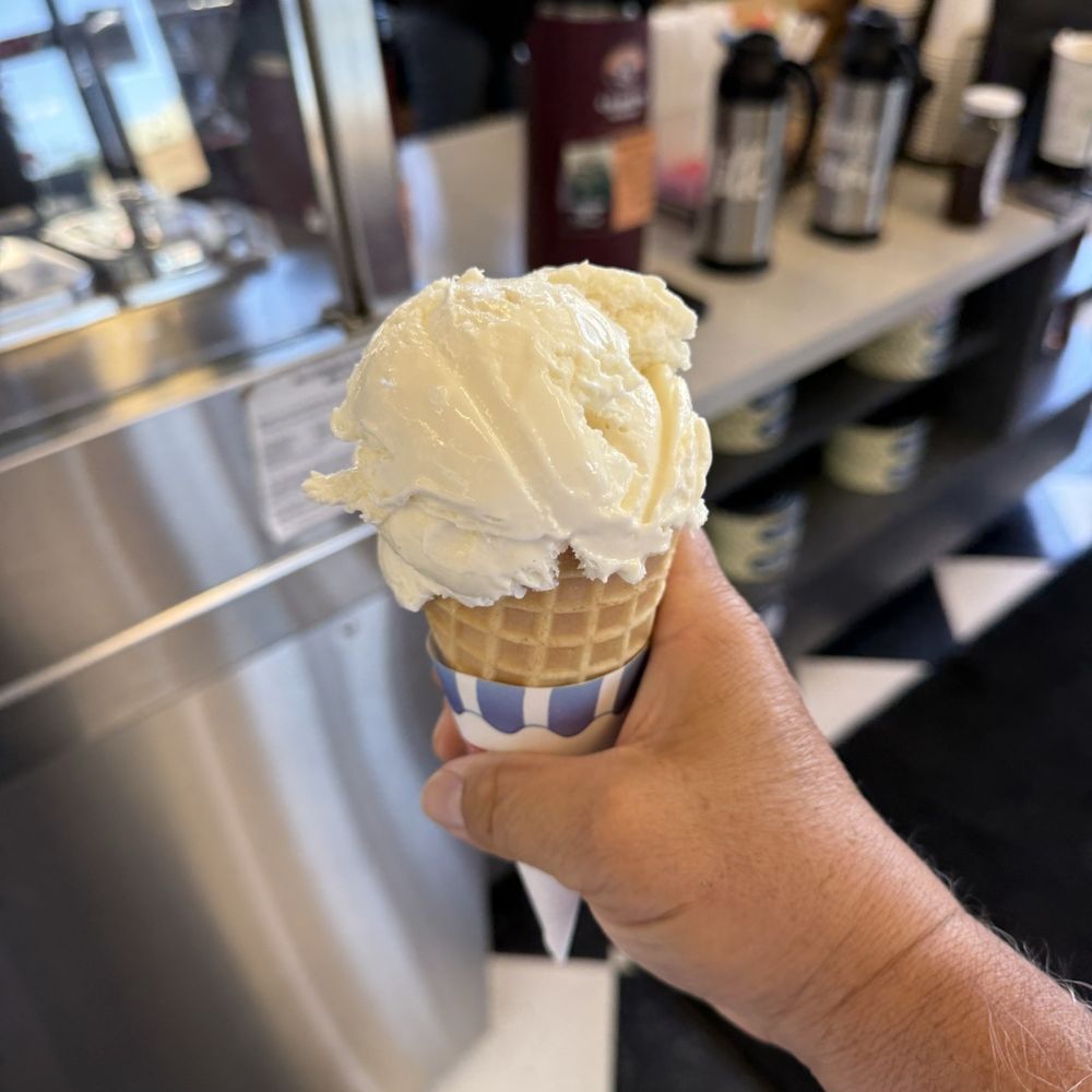 Ferdinand's Ice Cream Shoppe - Vanilla in a waffle cone - Ice Cream & Frozen Yogurt Near Me - Pullman, Washington
