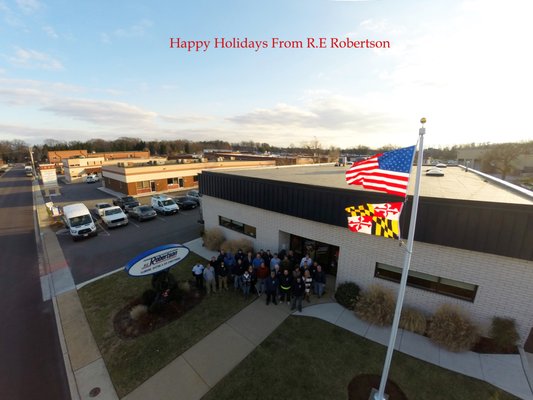 R E Robertson Plumbing & Heating Logo