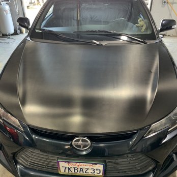 Sync Wraps - Carbon fiber hood wrap on my 2015 Scion tC - Vehicle Wraps Near Me - Orange, California Sync Wraps - Carbon fiber hood wrap on my 2015 Scion tC - Vehicle Wraps Near Me - Orange, California