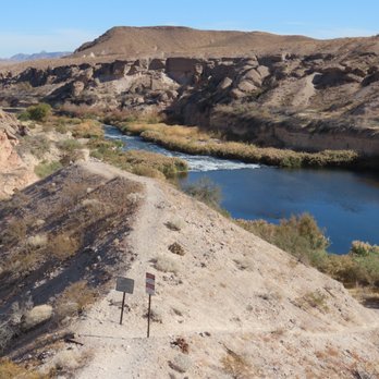 Wetlands Trail - A view from the trail as you descend to the wash. - Hiking Near Me - Boulder City, Nevada Wetlands Trail - A view from the trail as you descend to the wash. - Hiking Near Me - Boulder City, Nevada