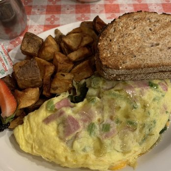 Tooloulous - Green eggs and ham omelette with home fried potatoes and toast. - Cajun/Creole Near Me - Banff, Alberta Tooloulous - Green eggs and ham omelette with home fried potatoes and toast. - Cajun/Creole Near Me - Banff, Alberta