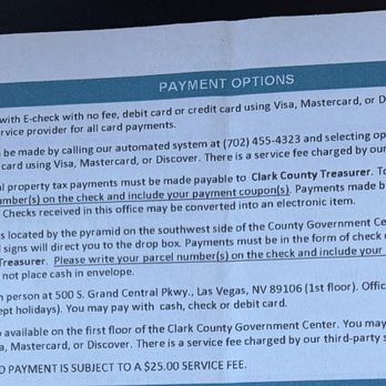 Clark County Assessor - Ways to Pay your property taxes taxes - info - Public Services & Government Near Me - Las Vegas, Nevada Clark County Assessor - Ways to Pay your property taxes taxes - info - Public Services & Government Near Me - Las Vegas, Nevada