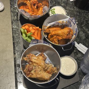 Topgolf - Wings trip platter - Golf Near Me - Montebello, California