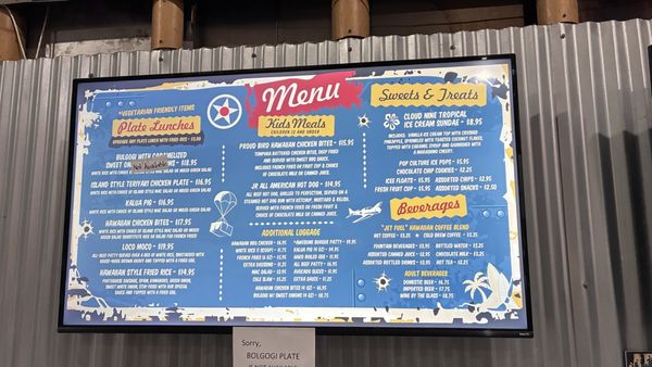 Menu photo 2 Hangar Cafe Honolulu, HI Menu photo 2 Hangar Cafe Honolulu, HI