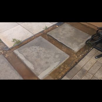 ieLawnPros - iLawnPros did not return in over six months to finish job resulting in concrete being stained - Lawn Services Near Me