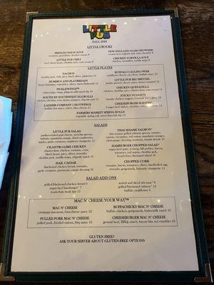 Menu photo 1 Little Pub Greenwich Cos Cob, CT Menu photo 1 Little Pub Greenwich Cos Cob, CT