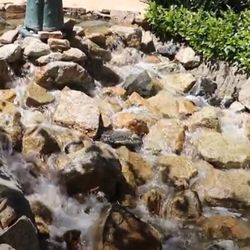 RCP Block & Brick - This water feature includes rocks from RCP.