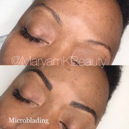 This was my eyebrows when I first got them done years ago. There's a before and after picture. This was my eyebrows when I first got them done years ago. There's a before and after picture.