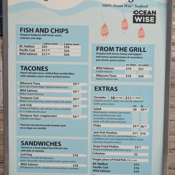 Red Fish Blue Fish - Menu. - Fish & Chips Near Me - Victoria, British Columbia Red Fish Blue Fish - Menu. - Fish & Chips Near Me - Victoria, British Columbia