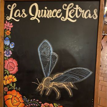 Las Quince Letras - Front name board - Oaxacan Near Me - Oaxaca, OAX Las Quince Letras - Front name board - Oaxacan Near Me - Oaxaca, OAX