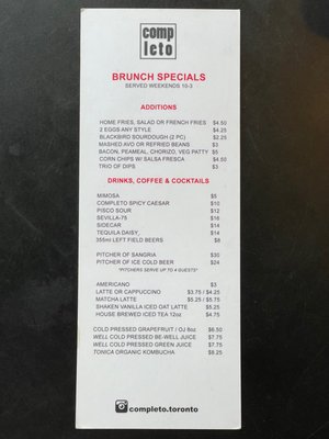 Menu photo 4 Completo Toronto, ON