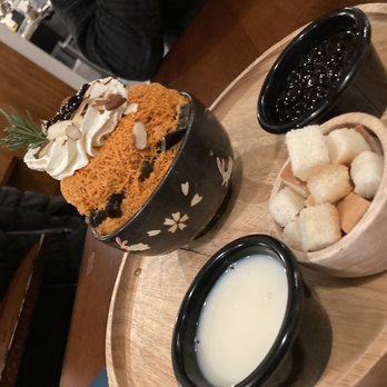 U :Dessert Story - thai tea bingsoo is amazing.  We'd sub out the toast for something else though. - Desserts Near Me - Berkeley, California