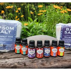 Just Breathe Massage - Locally made essential oils and epsom salts for sale