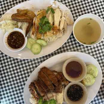 P Thai’s Khao Man Gai - Top - Khao Gai Yang, Bottom - Khao Man Gai Combo - Thai Near Me - Austin, Texas P Thai’s Khao Man Gai - Top - Khao Gai Yang, Bottom - Khao Man Gai Combo - Thai Near Me - Austin, Texas