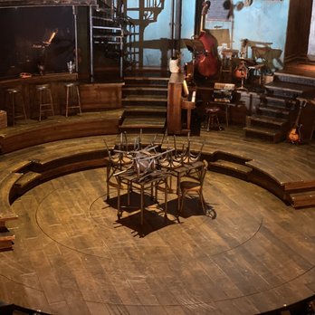 Hadestown The Musical - Set at first act from first row front mezzanine - Performing Arts Near Me - New York, New York