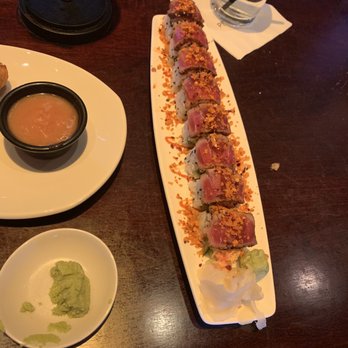 P.F. Chang's - Kung Pao Dragon Roll - seared Ahi California roll. Delicious - Chinese Near Me - Peoria, Arizona P.F. Chang's - Kung Pao Dragon Roll - seared Ahi California roll. Delicious - Chinese Near Me - Peoria, Arizona