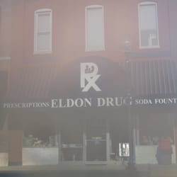 Eldon Drug Co - store in fog
