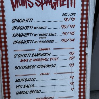 Mom's Spaghetti - The menu - Sandwiches Near Me - Detroit, Michigan