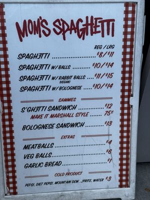 Menu photo 1 Mom's Spaghetti Detroit, MI