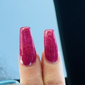 Top Nails Spa - My uneven pinky nails side-by-side. - Nail Salons Near Me - Fresno, California