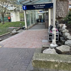 Burrard SkyTrain Station - Elevator entrance