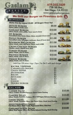 Menu photo 5 Gaslamp Burger San Diego, CA Menu photo 5 Gaslamp Burger San Diego, CA