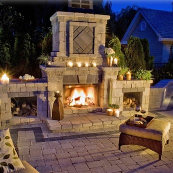 Artistic Landscapes - Enjoy your Artistic Landscapes patio so much more with outdoor lighting and fireplace for romantic evenings. - Landscaping Near Me Artistic Landscapes - Enjoy your Artistic Landscapes patio so much more with outdoor lighting and fireplace for romantic evenings. - Landscaping Near Me