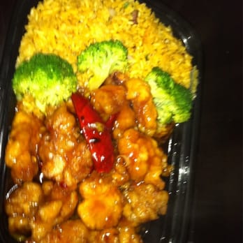 China House - General Tao's Chicken with Fried Rice - Chinese Near Me - Lexington, South Carolina