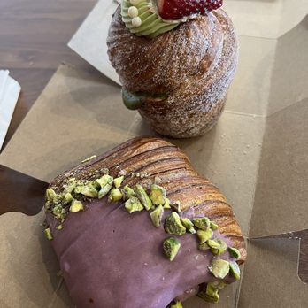 Petit Pierre Bakery - Cruffin and berry pistachio croissant - Bakeries Near Me - Seattle, Washington Petit Pierre Bakery - Cruffin and berry pistachio croissant - Bakeries Near Me - Seattle, Washington