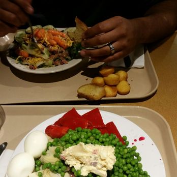 Jason's Deli - My salad, looks rough but I ate every bit! You can see the one time visit plate is smaller than my AYCE salad plate. - Delis Near Me - Chesapeake, Virginia