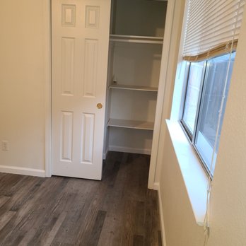 Hidalgo’s Flooring - a closet in a bedroom - Flooring Near Me