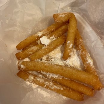 Quick & Delicious by Mamma Floras - Funnel cake fries which were cold and the sugar was melted onto the fries. - American Near Me - Wrightstown, New Jersey