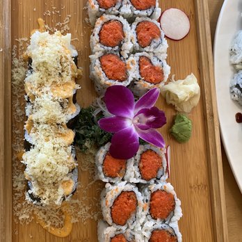 Blue Fish - Spicy tuna roll & Crunchy Roll - Japanese Near Me - Ocean City, Maryland Blue Fish - Spicy tuna roll & Crunchy Roll - Japanese Near Me - Ocean City, Maryland