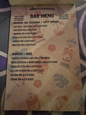 Menu photo 6 Barracuda Cantina El Pescadero, BCS