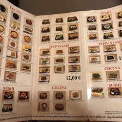 Fuji - Inside of menu: entrees. I also got an English version so I could understand it better.