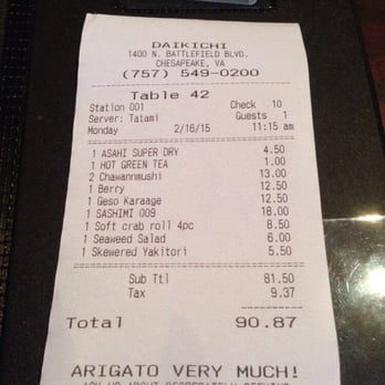 Daikichi Sushi Bistro - It is worth it. - Japanese Near Me - Chesapeake, Virginia Daikichi Sushi Bistro - It is worth it. - Japanese Near Me - Chesapeake, Virginia